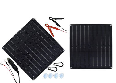 banco solar portátil dobrável preto do poder do carregador 20W para acampar